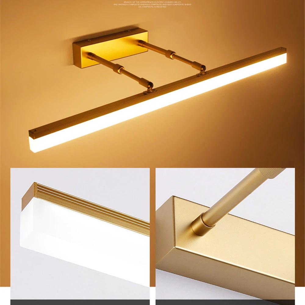 AquaGlow Waterproof LED Mirror Lamp Bowlift by Bowlift