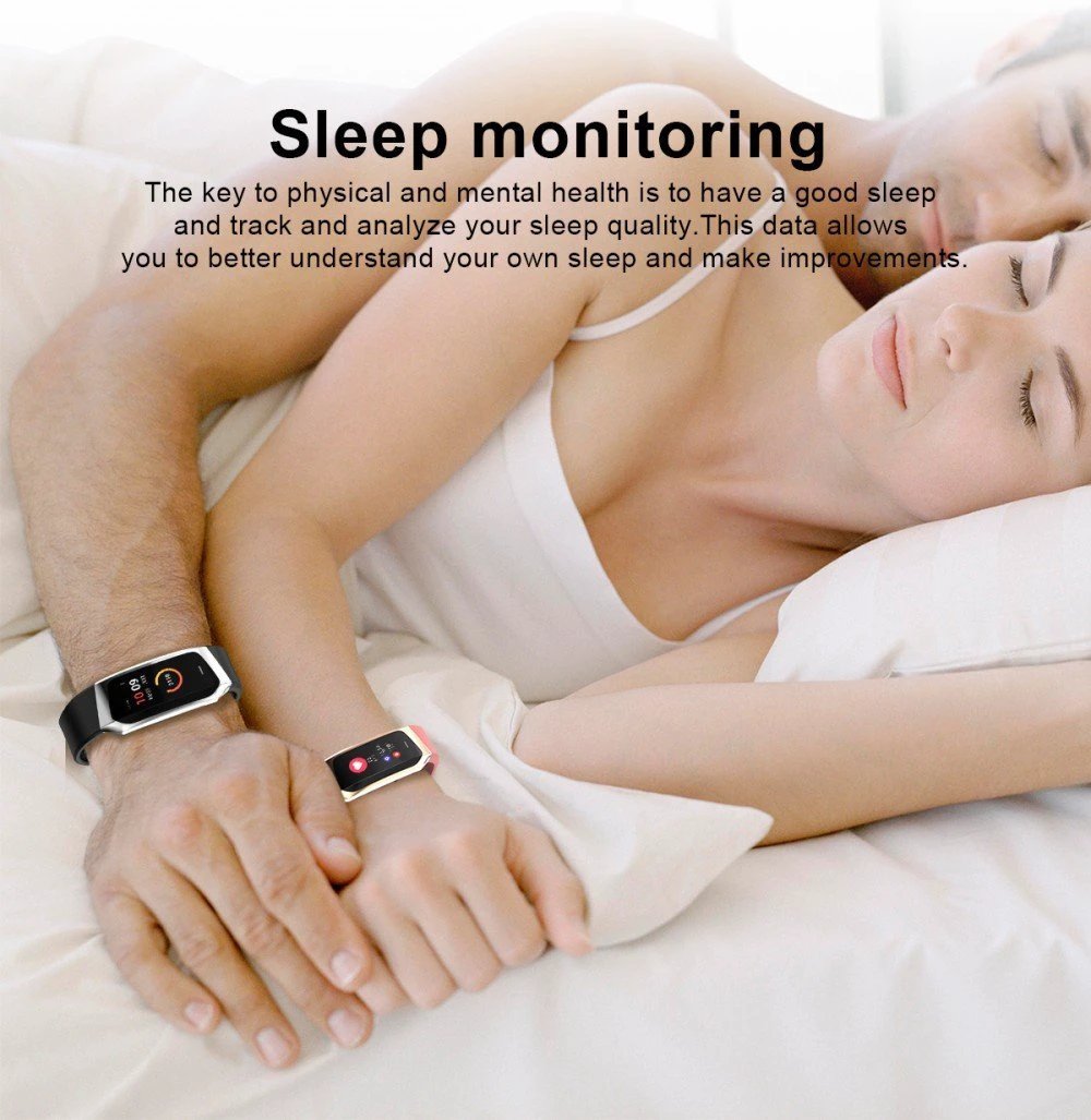Fitband Smart Watch Waterproof Blood Pressure Oxygen Heart Rate Monitor Sport Bracelet by BowLift