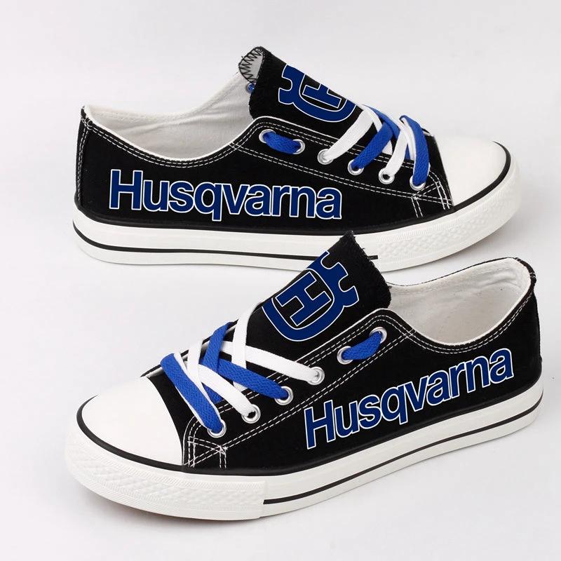 HUSQVARNA Canvas Sneakers Shoes For Men Women Fans by Crocs