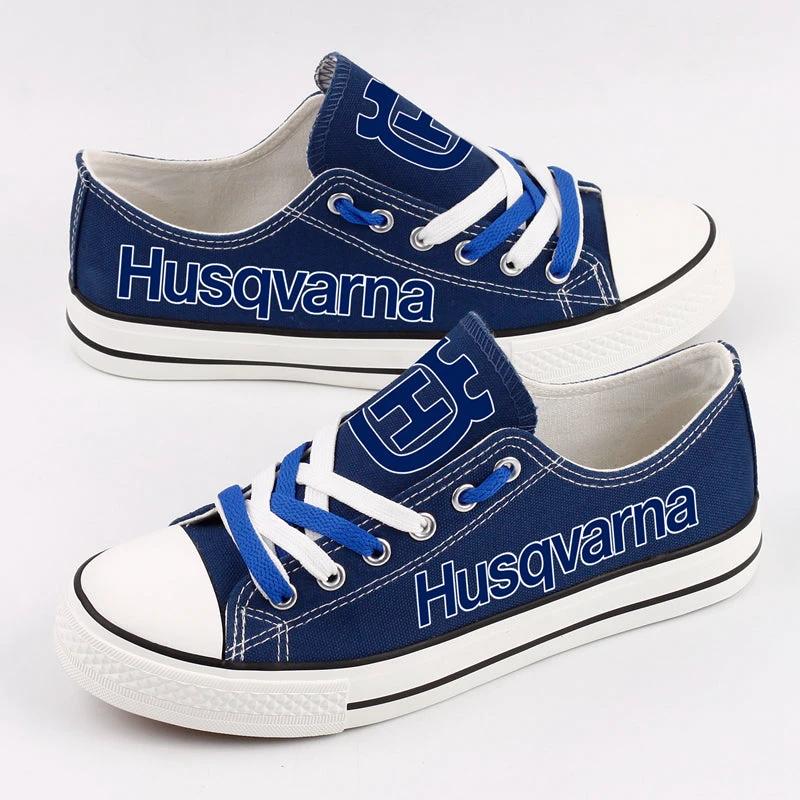 HUSQVARNA Canvas Sneakers Shoes For Men Women Fans by Crocs