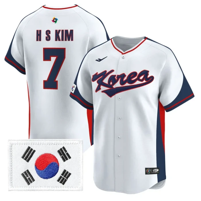 Ha-Seong Kim Jersey #7 Team Korea 2026 World Baseball Classic Stitched by My Store