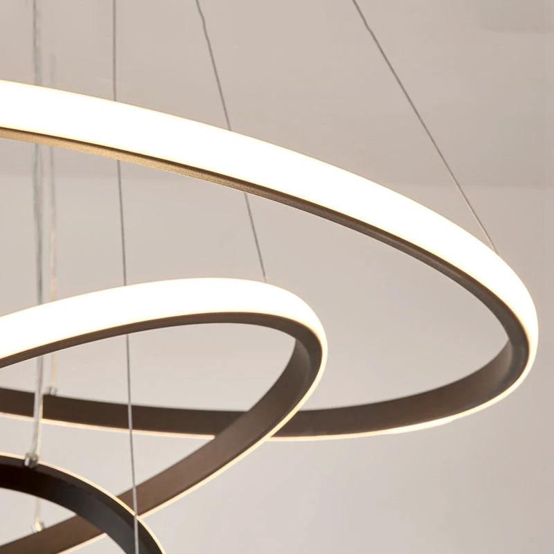 Stylish spiral ceiling lamp Bowlift by Bowlift