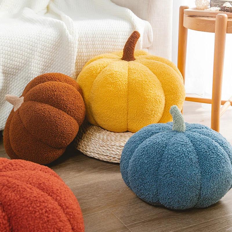 Fluffy Pumpkin Cushion by Bowlift