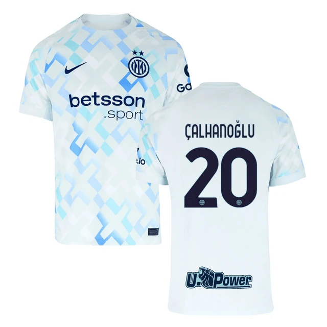 Hakan Çalhanoğlu #20 Inter Milan 2025-26 Away Match Jersey – White by Soccer Jersey