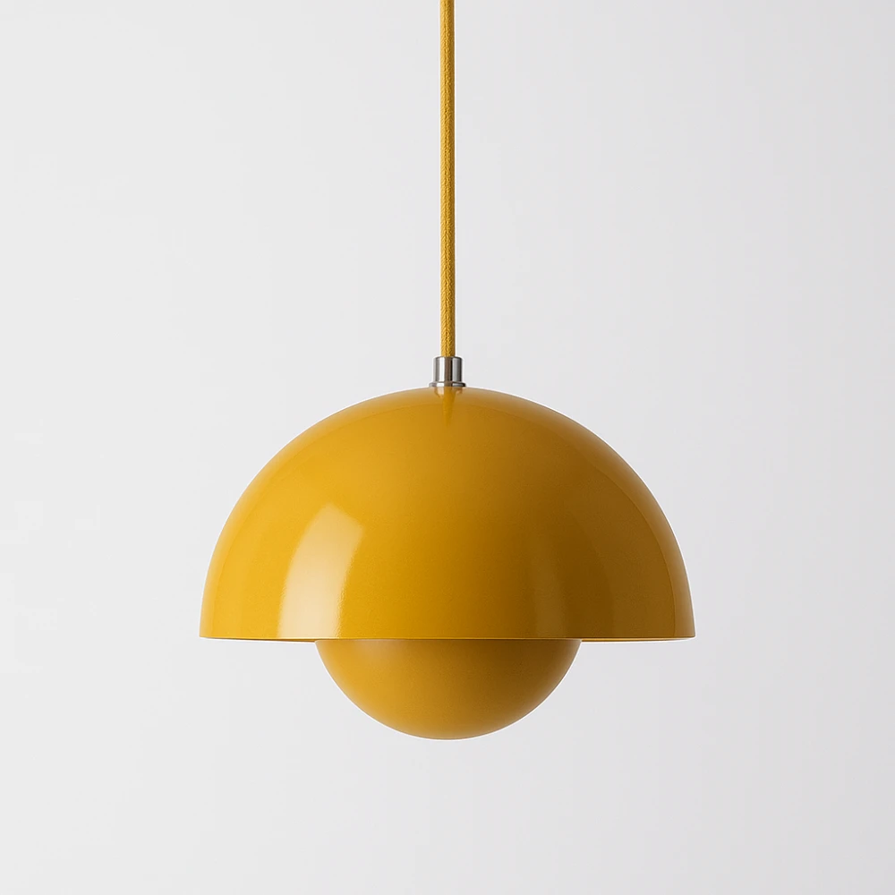 Half-Circle Colourful Chandelier – Modern Scandinavian Ceiling Light for Dining, Living & Office by BowLift
