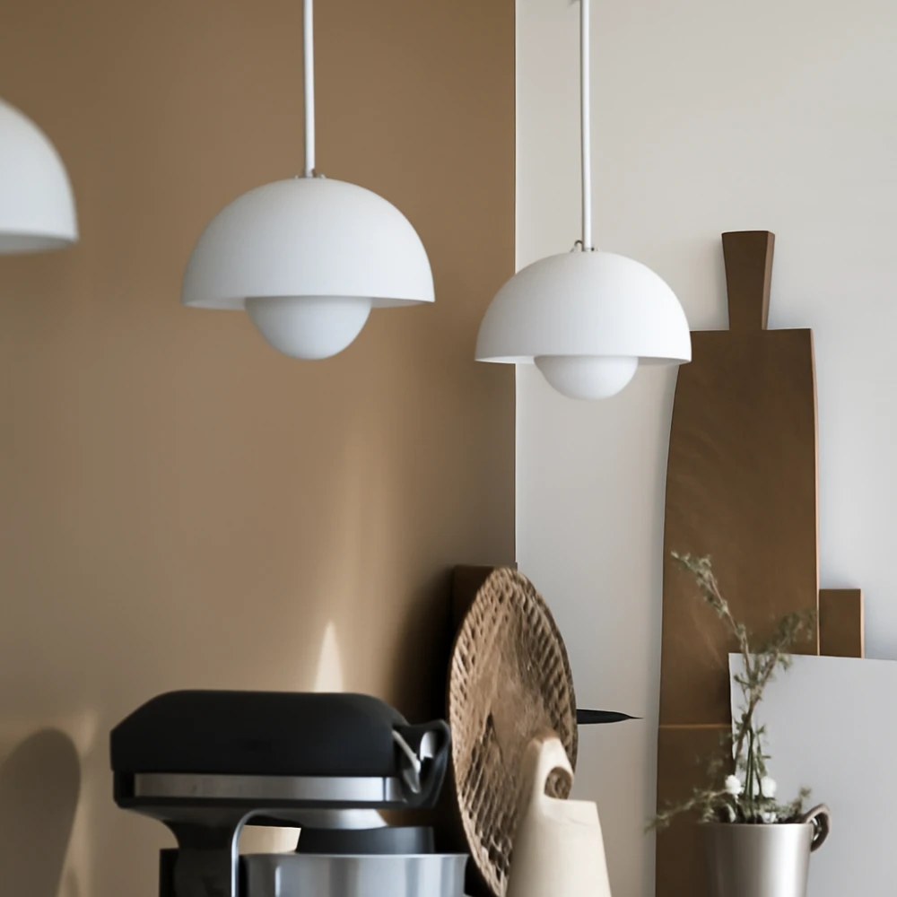Half-Circle Colourful Chandelier – Modern Scandinavian Ceiling Light for Dining, Living & Office by BowLift