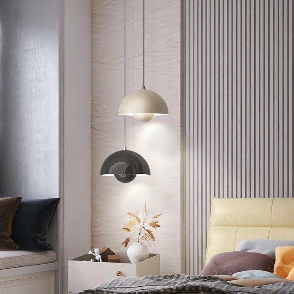 Half-Circle Colourful Chandelier – Modern Scandinavian Ceiling Light for Dining, Living & Office by BowLift