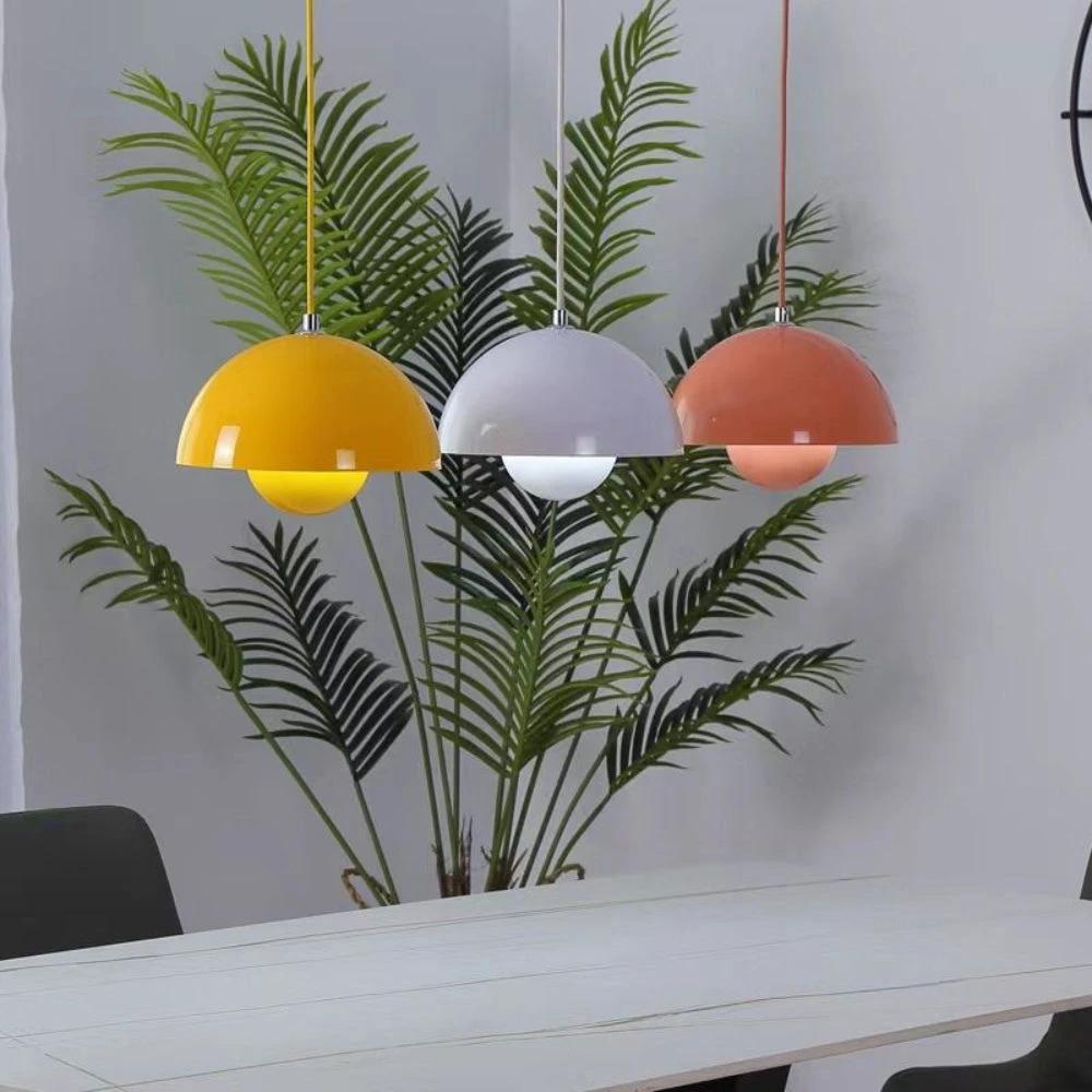 Half-Circle Colourful Chandelier – Modern Scandinavian Ceiling Light for Dining, Living & Office by BowLift