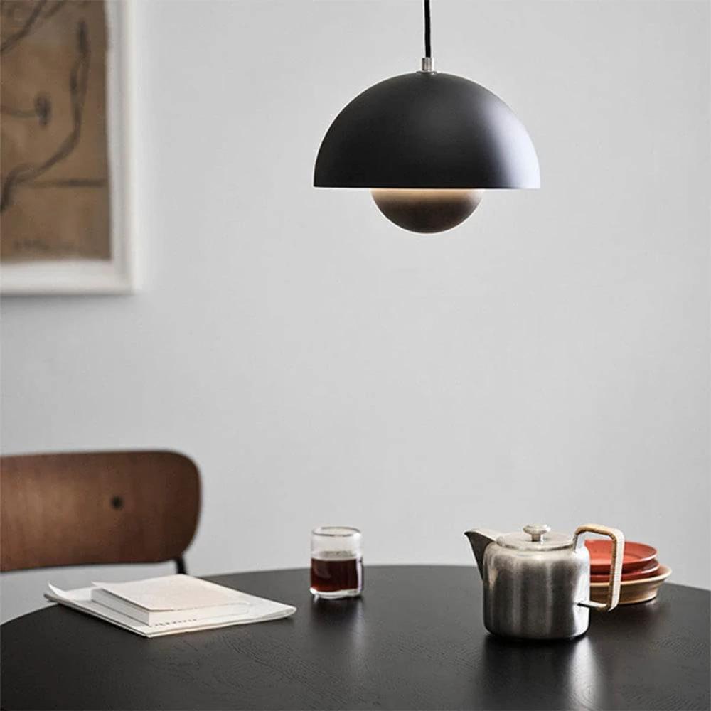 Half-Circle Colourful Chandelier – Modern Scandinavian Ceiling Light for Dining, Living & Office by BowLift