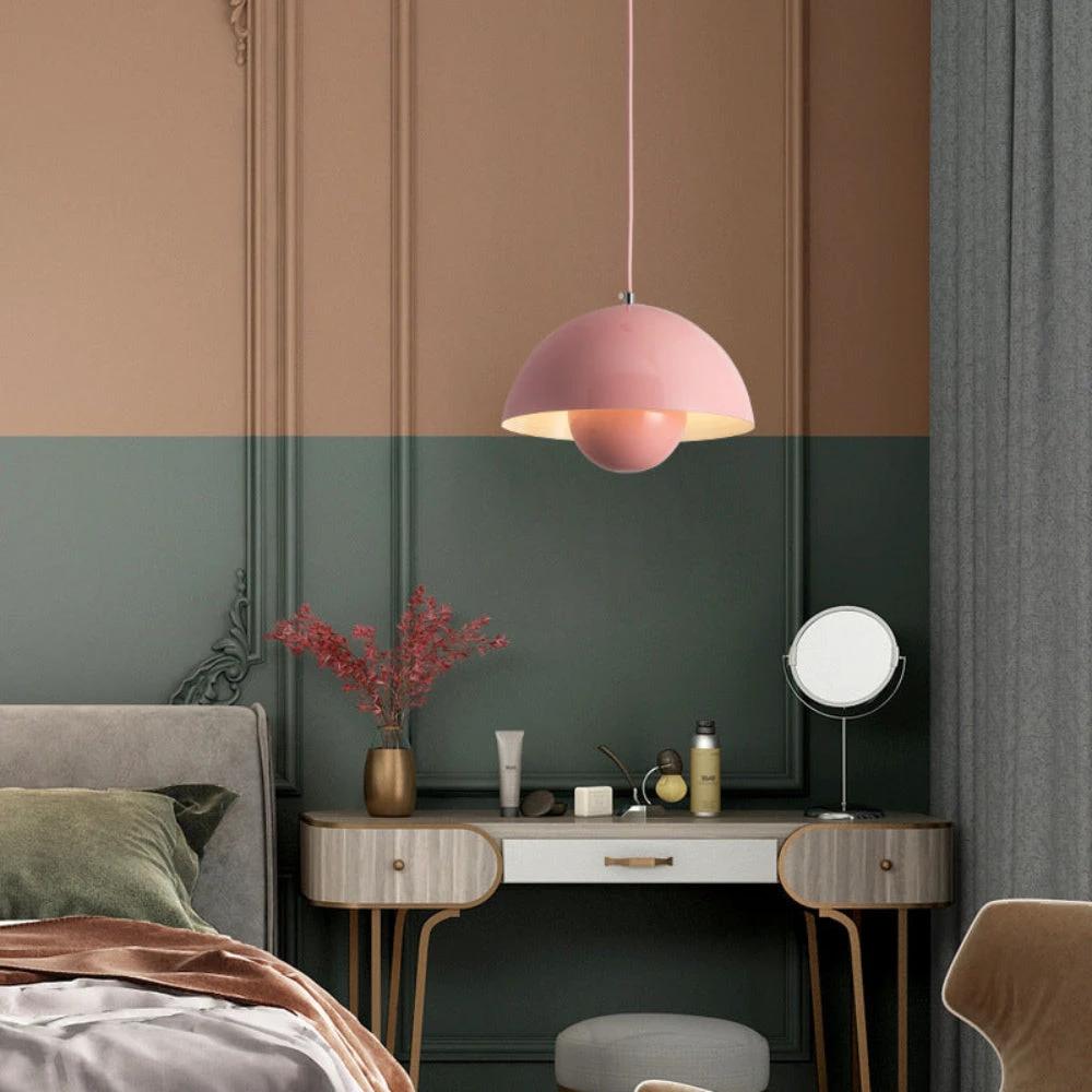 Half-Circle Colourful Chandelier – Modern Scandinavian Ceiling Light for Dining, Living & Office by BowLift