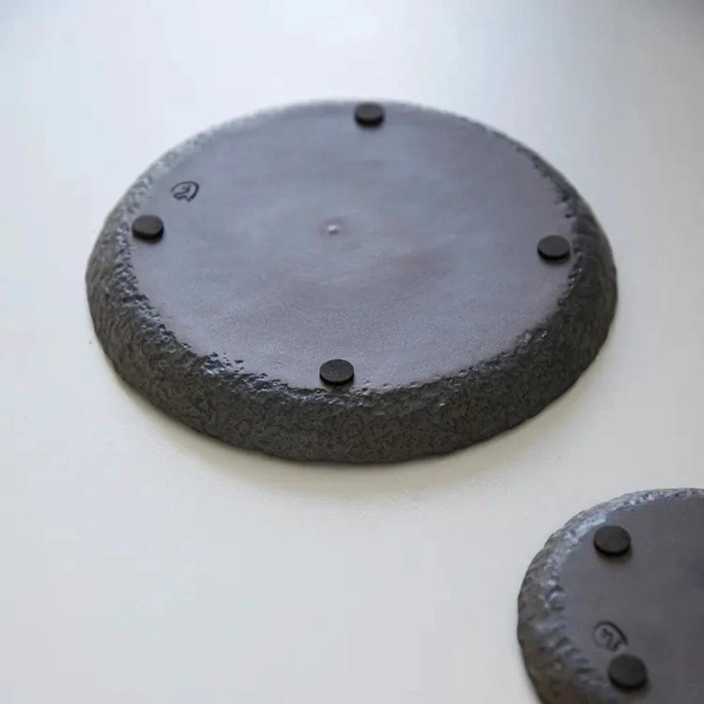 Hammer-Divot Inspired Industrial Plate Set by Casa & Beyond