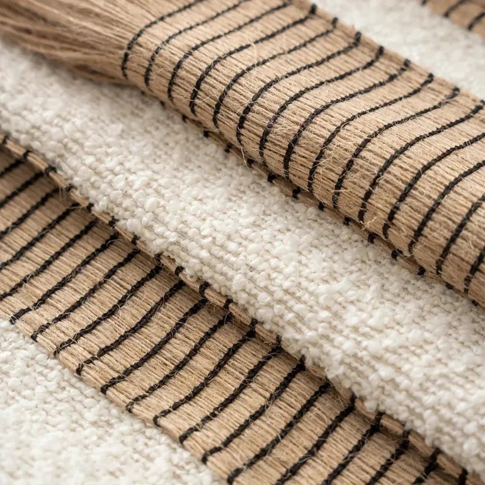 Handwoven Bohemian Stripe Cushion Cover by Casa & Beyond
