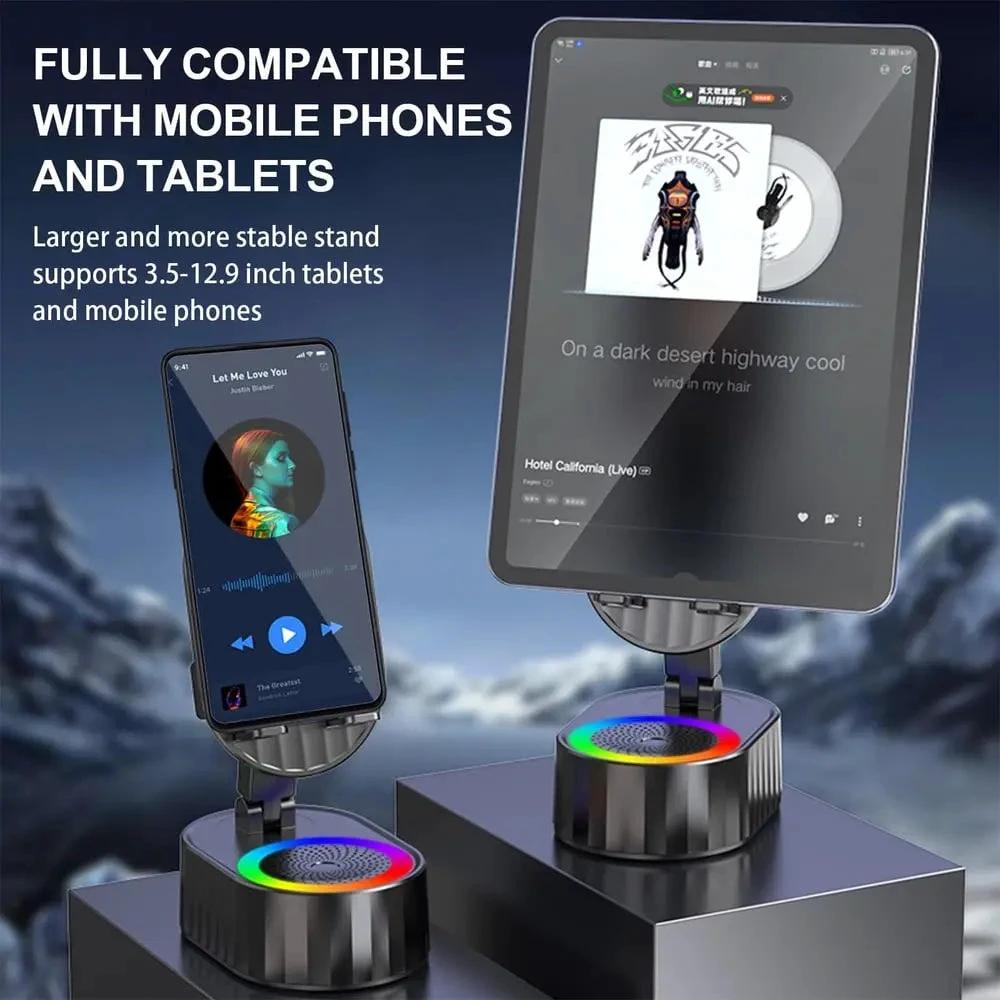 Handy Stand with Induction Speaker & Power Bank by BowLift