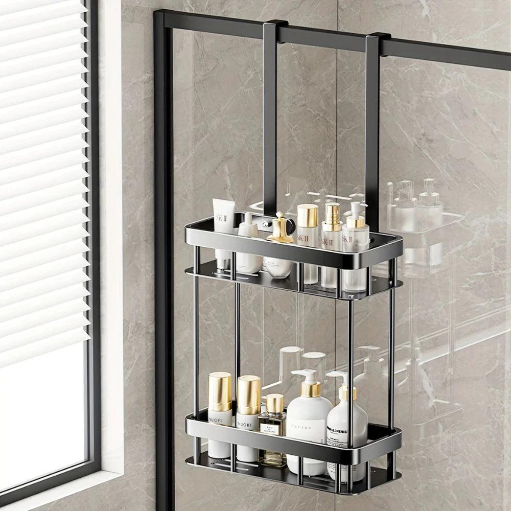 Stainless Steel Bathroom Hanging Caddy Rack by Casa & Beyond