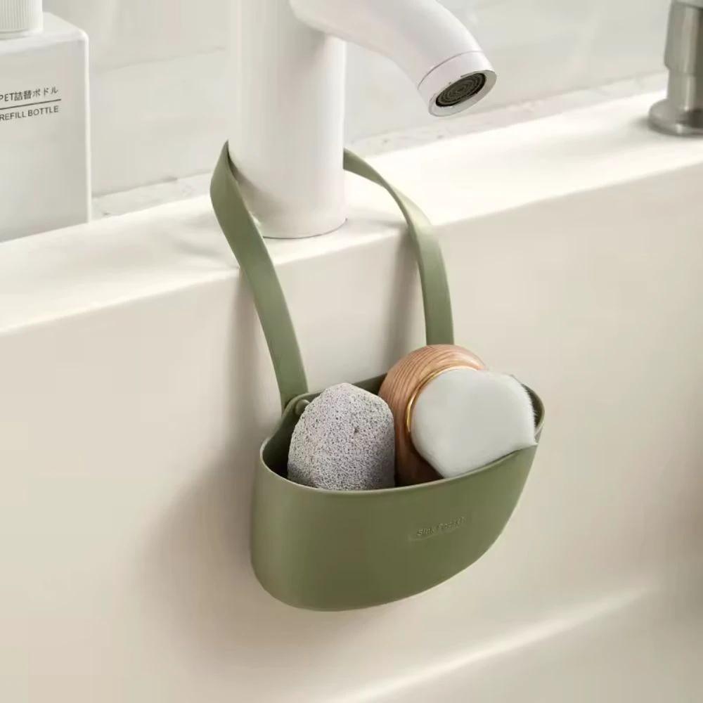Hanging Silicone Dish Drainer Organizer by Casa & Beyond
