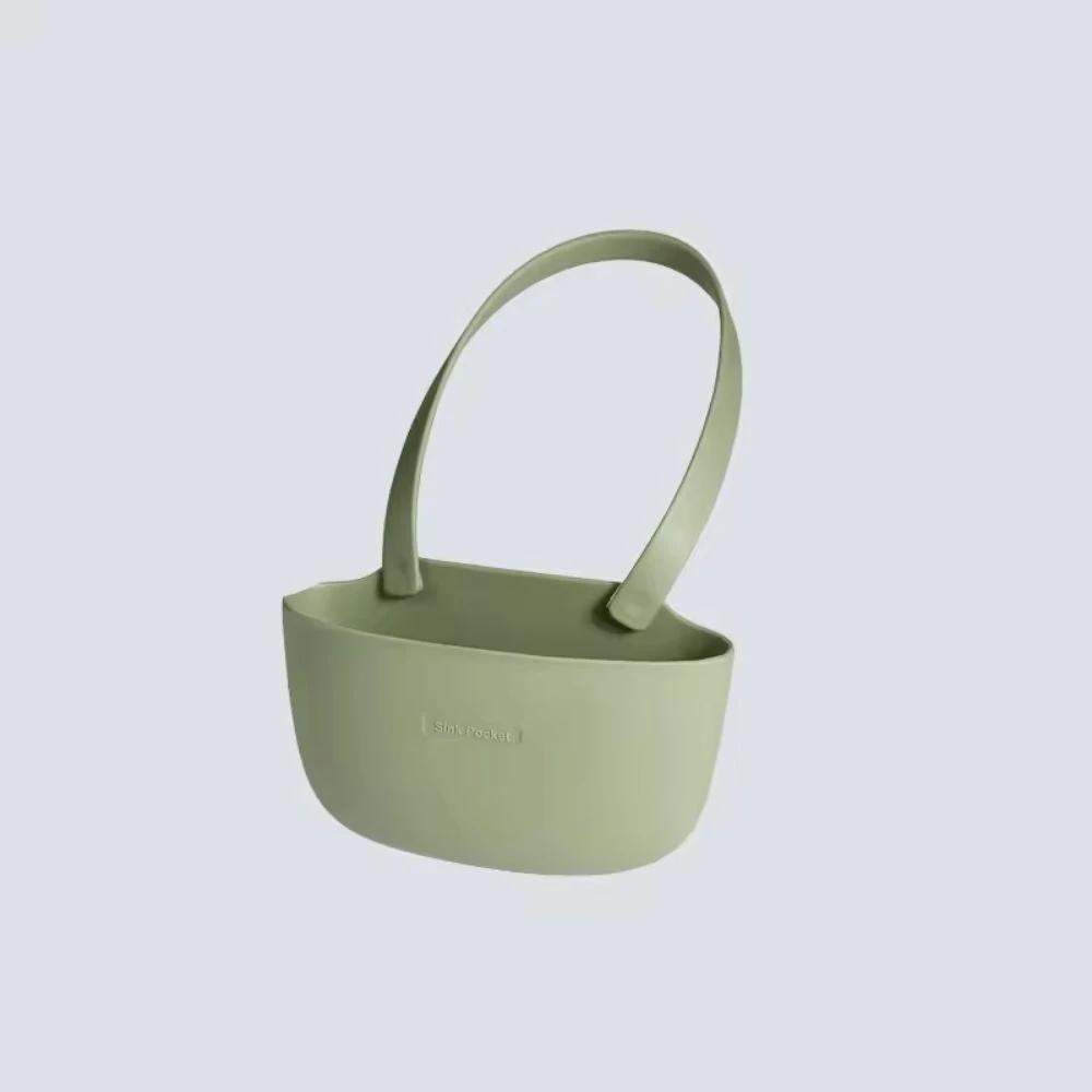 Hanging Silicone Dish Drainer Organizer by Casa & Beyond