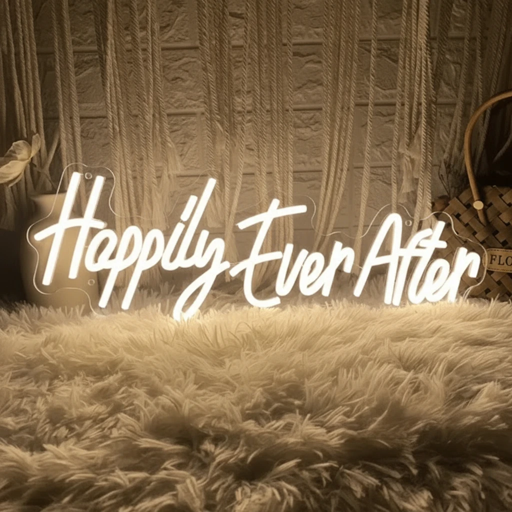 Happily Ever After Wedding Neon Signs by Neonchics