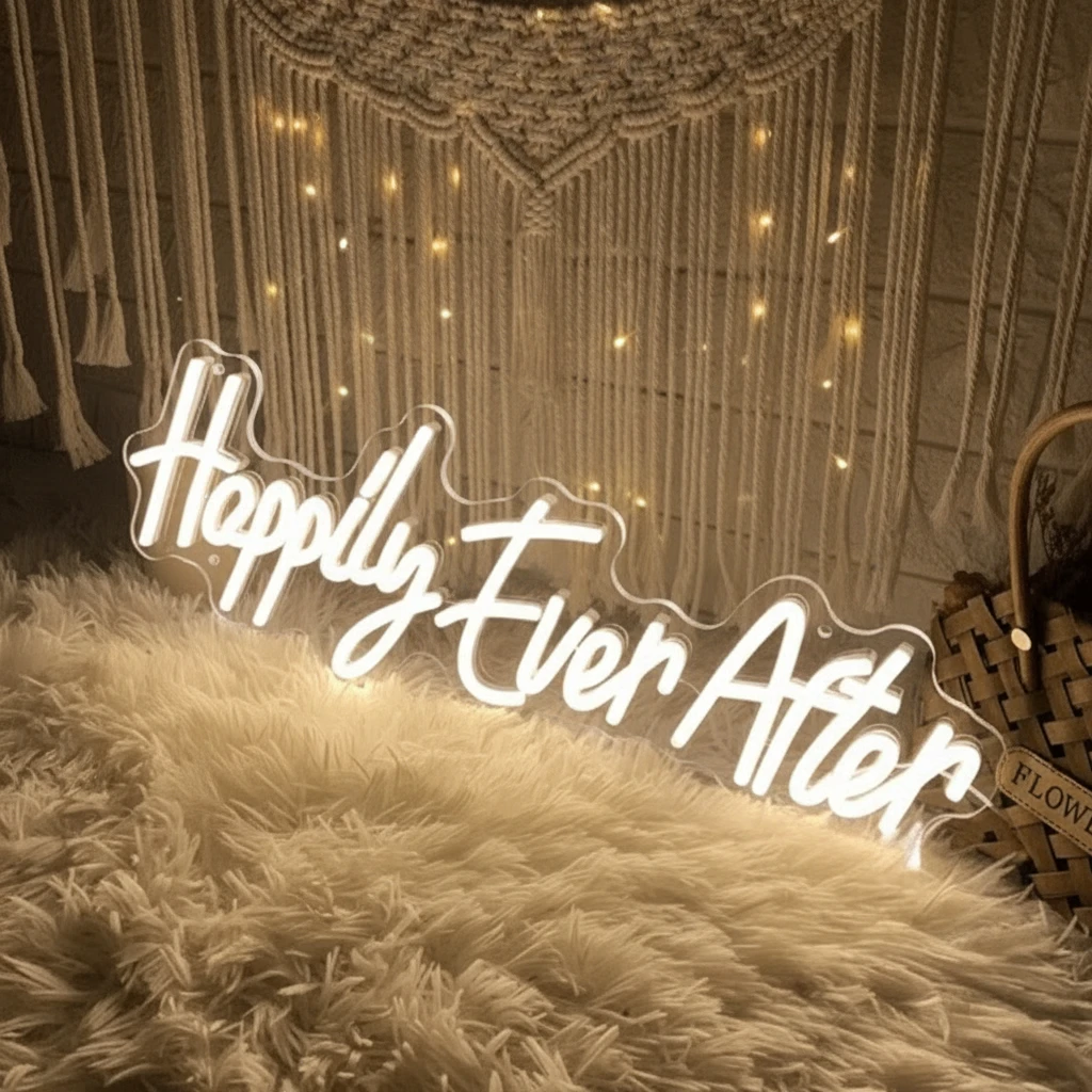 Happily Ever After Wedding Neon Signs by Neonchics