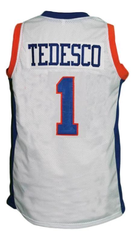 Harmon Tedesco Jersey #1 Blue Mountain State Basketball White by My store basketball