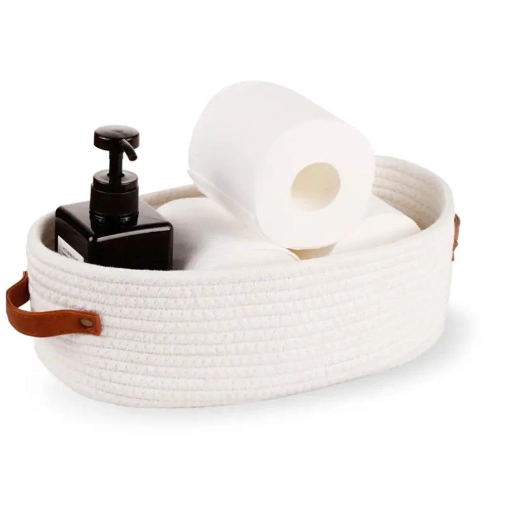 Harper Woven Storage Basket Organizer by Casa & Beyond