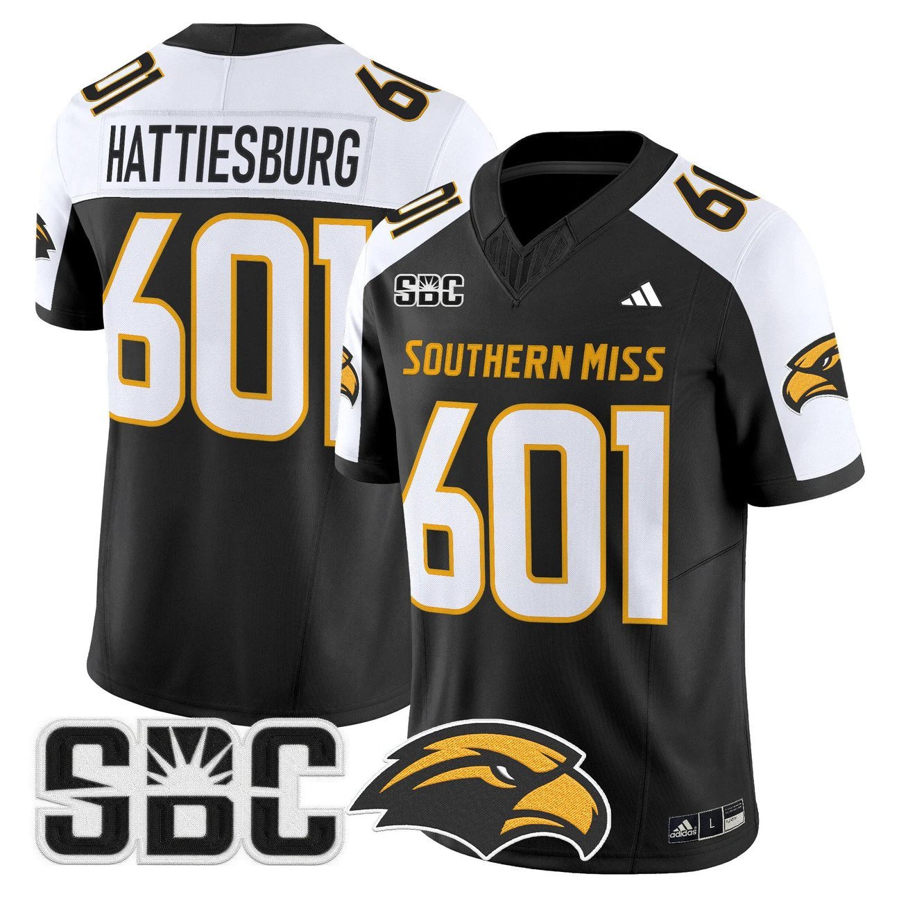 Carl Chester Jersey #7 Southern Miss Golden Eagles 2025 Vapor Limited Stitched by My Store NCAA Football Jerseys
