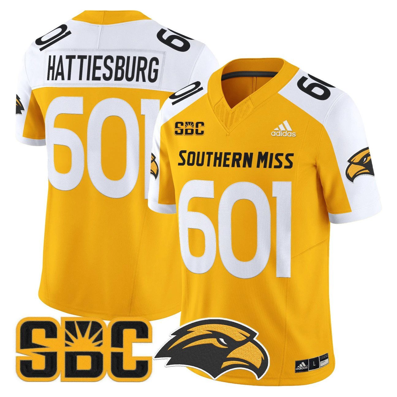 Carl Chester Jersey #7 Southern Miss Golden Eagles 2025 Vapor Limited Stitched by My Store NCAA Football Jerseys