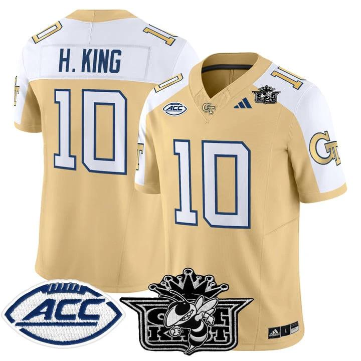 Haynes King Jersey #10 Outkast Georgia Tech Yellow Jackets 2025 by My Store NCAA Football Jerseys
