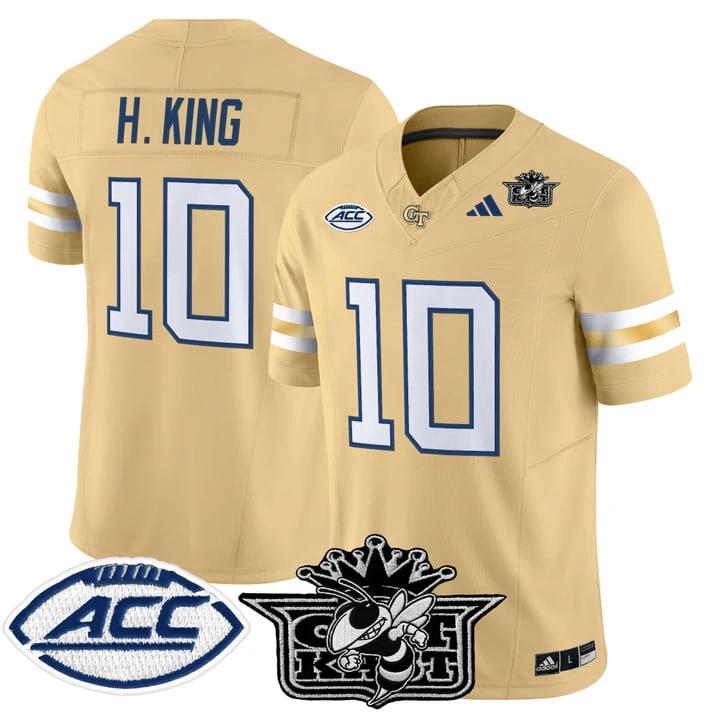 Haynes King Jersey #10 Outkast Georgia Tech Yellow Jackets 2025 by My Store NCAA Football Jerseys