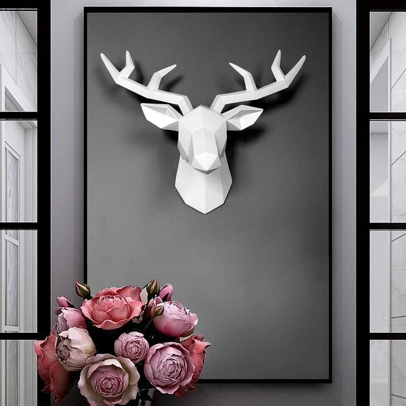 3D deer figure in modern design and unique form by BowLift
