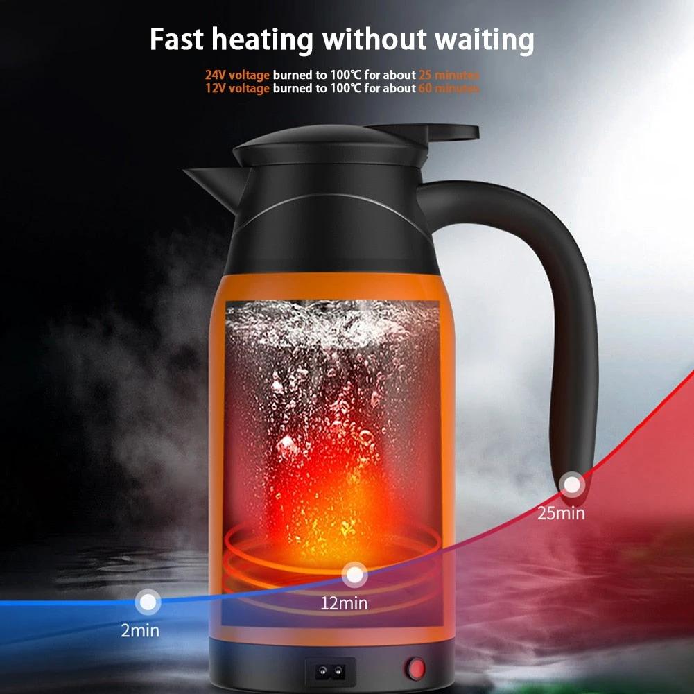 Electric Stainless Steel Travel Kettle by BowLift