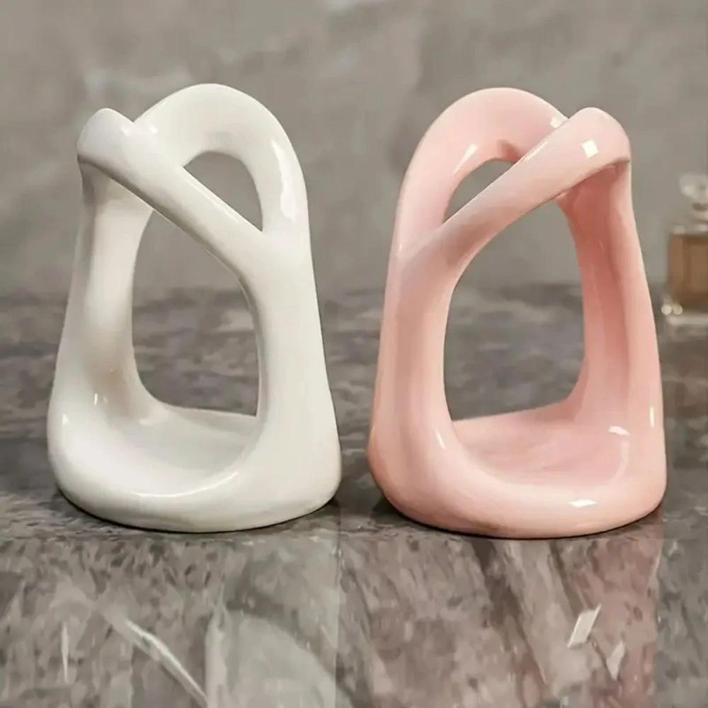 Heart-Shaped Ceramic Toothbrush Holder by Casa & Beyond