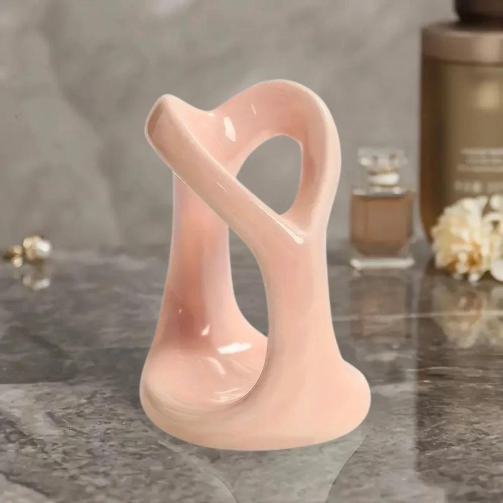 Heart-Shaped Ceramic Toothbrush Holder by Casa & Beyond