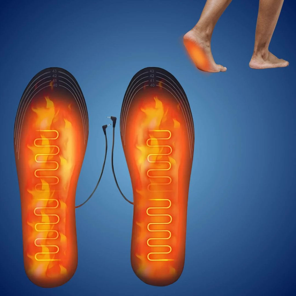 HeatStride Heated Shoe Insoles | Heating Adjustable Shoe Inserts - Temperature Control - Cold Weather - Cold Feet Bowlift by Bowlift