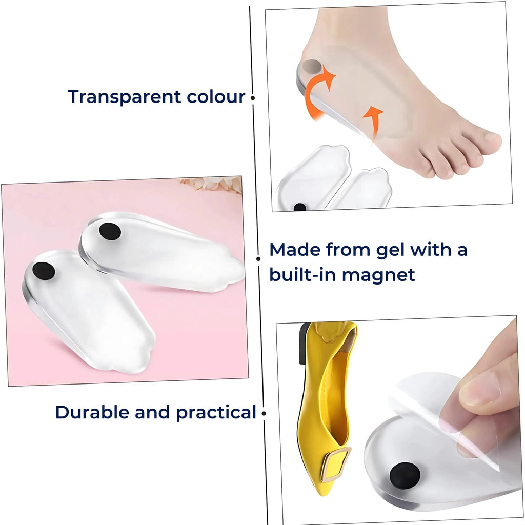 HeelGuard | Silicone Gel Heel Pads – Heel Pain Relief – Shock-Absorbing Cushion – Orthotic Support for Daily Comfort Bowlift by Bowlift