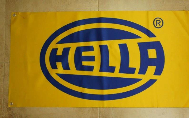Hella Flag 3X5 Ft Polyester Banner USA 90x150cm by flagsjustdoit