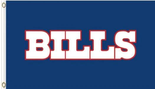 Hemlet Buffalo Team Flag 3X5 Ft Polyester Banner USA 90x150cm by flagsjustdoit
