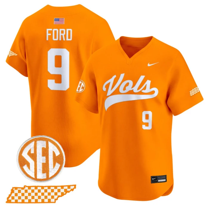 Henry Ford Jersey #9 Tennessee Vols 2026 Smokey Grey Series Stitched by My Store