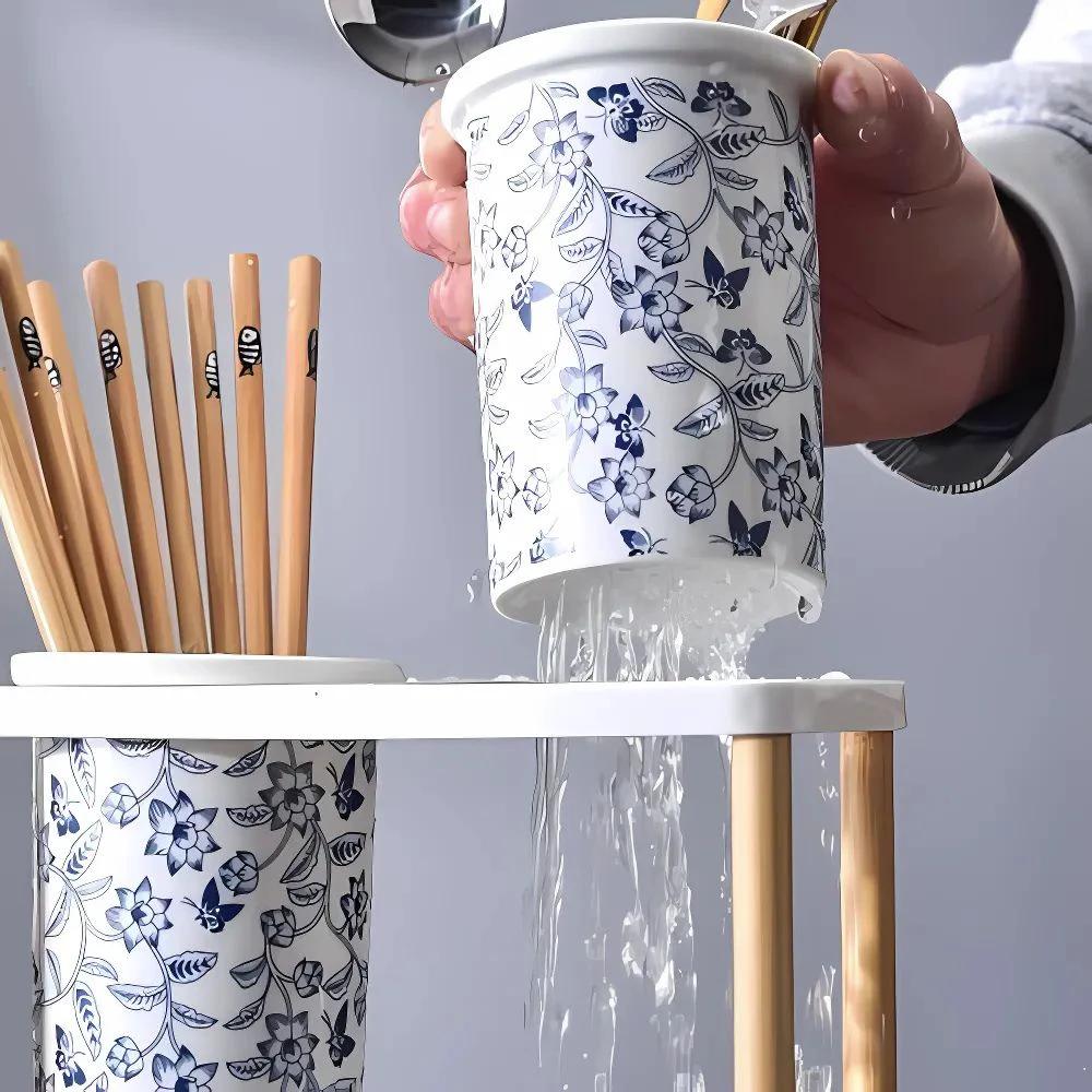 Bloomfield Ceramic Utensil Holder Crock by Casa & Beyond