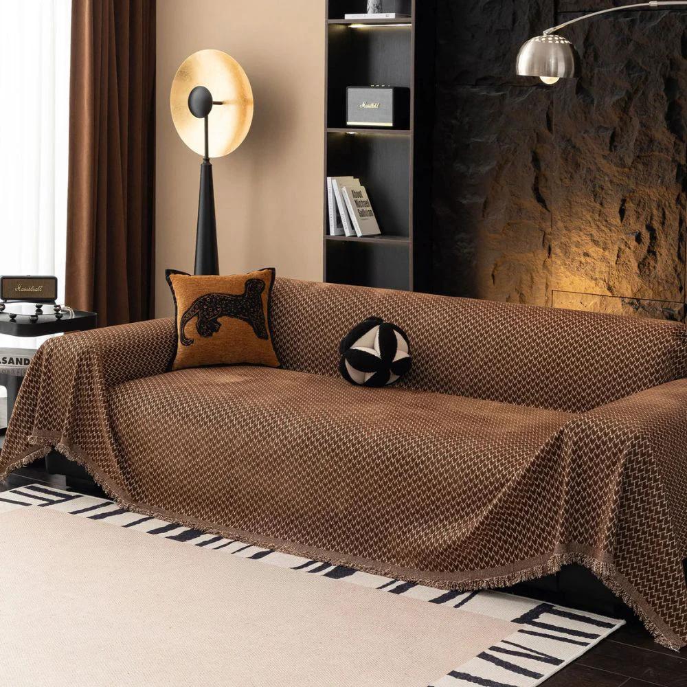 Heritage Zigzag Sofa Cover by Casa & Beyond