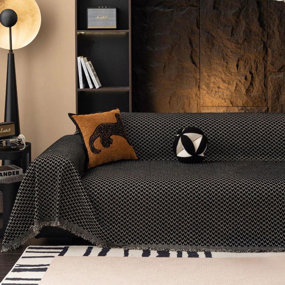 Heritage Zigzag Sofa Cover by Casa & Beyond