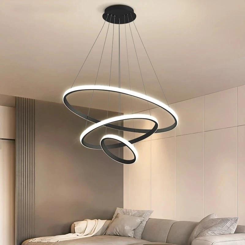 Stylish spiral ceiling lamp Bowlift by Bowlift