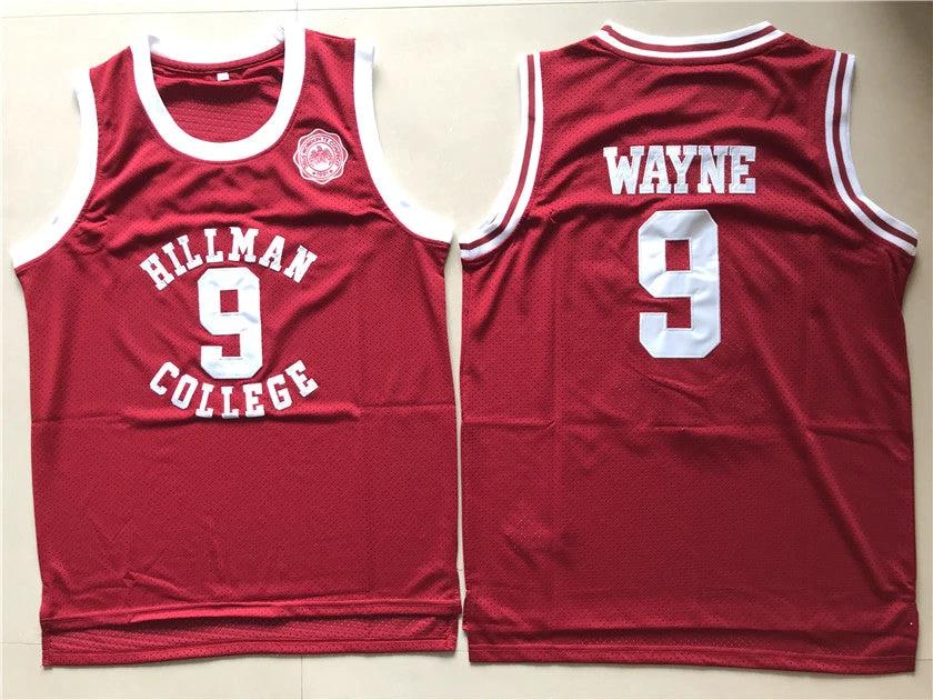 Hillman College #9 Dwyane Wayne Basketball Jersey White by My store basketball