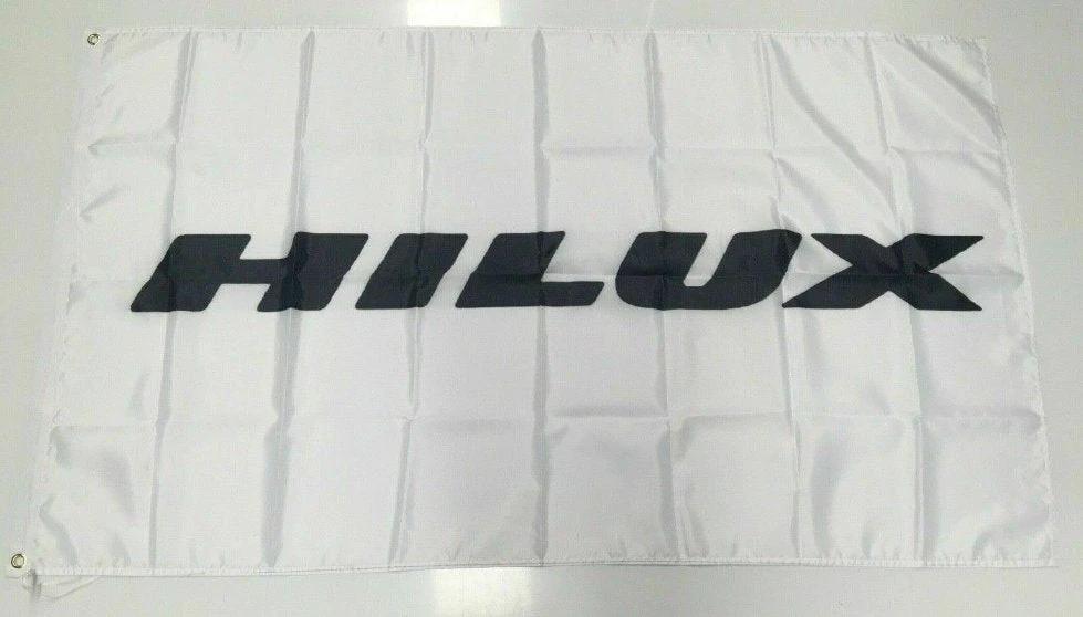 Hilux Banner Flag Toyota Car Ute Off Road Diesel Mechanic Workshop Man Cave 3x5ft by flagsjustdoit