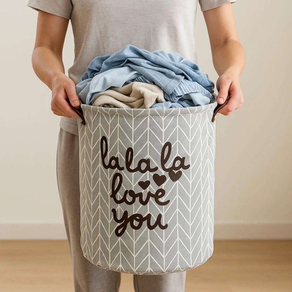 Home Charm Laundry Basket by Casa & Beyond