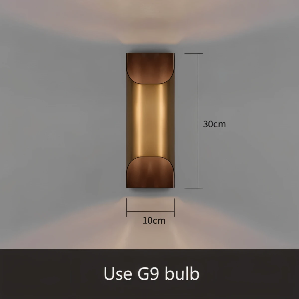 GildBeam Elegant LED Wall Light Bowlift by Bowlift