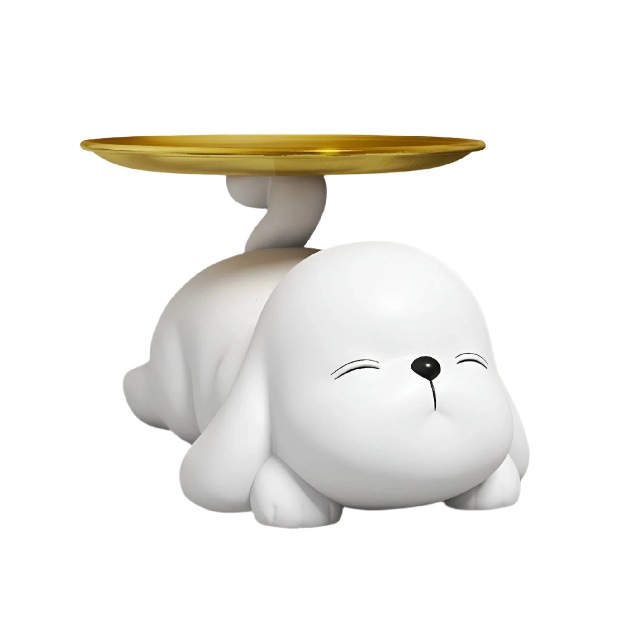 Decorative dog bowl holder with tray Bowlift by Bowlift