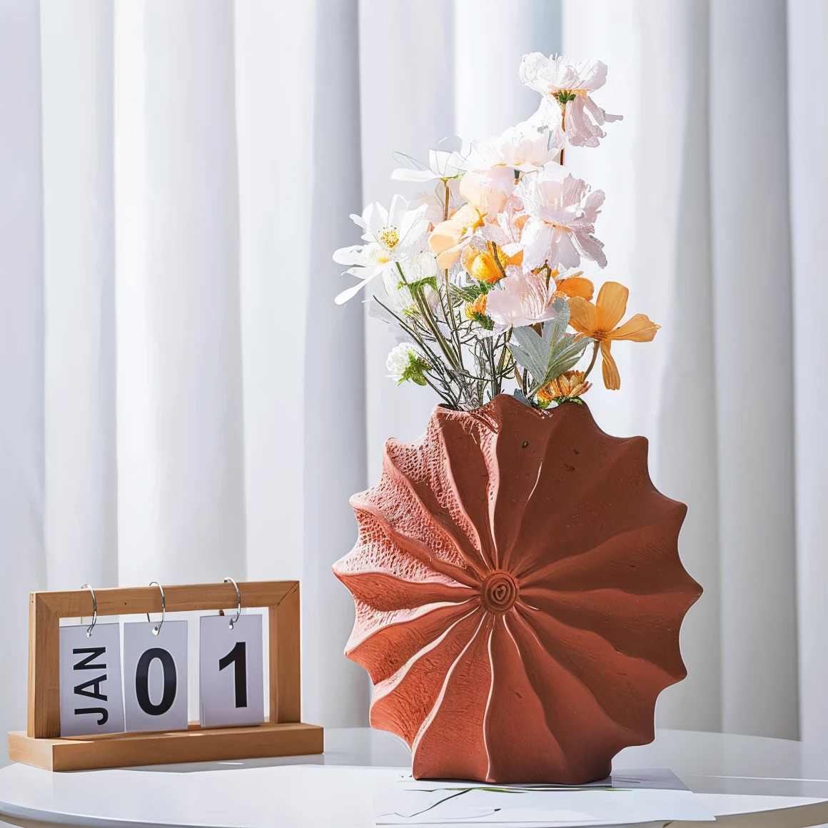 Folding Design Geometric Retro Vase Bowlift by Bowlift