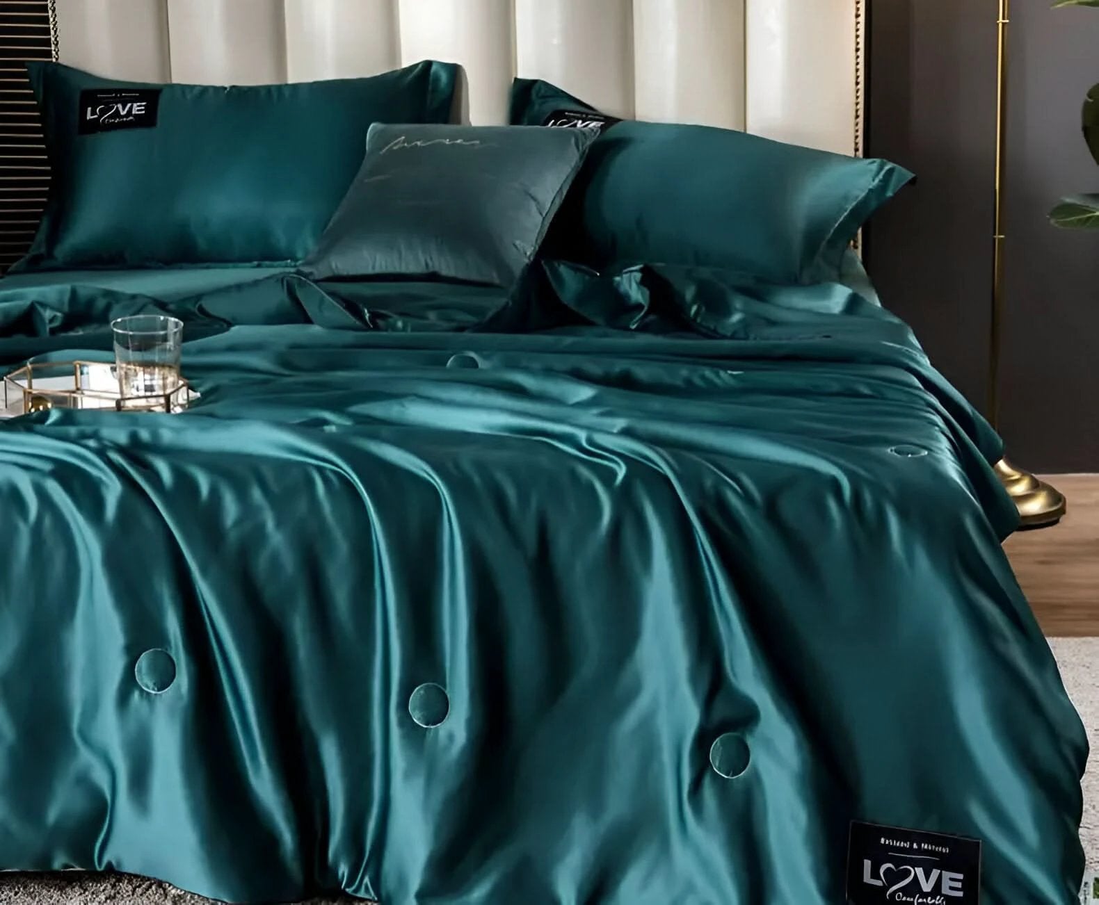 FLUFFINA - Premium Satin Silk Bedding by BowLift