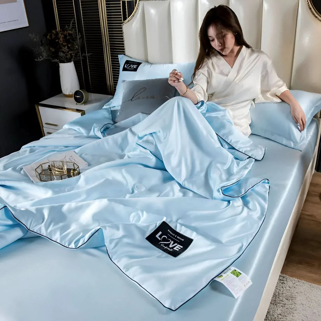 FLUFFINA - Premium Satin Silk Bedding by BowLift