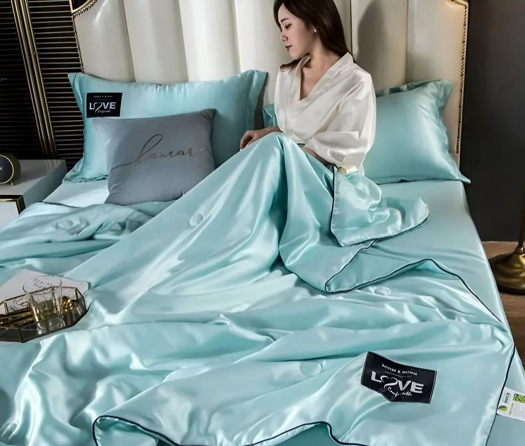 FLUFFINA - Premium Satin Silk Bedding by BowLift